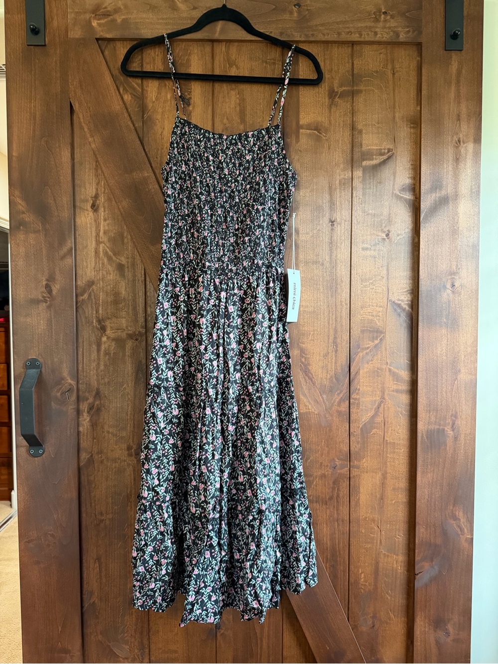 NWT Mimi Chica Floral Smocked Tiered Sundres